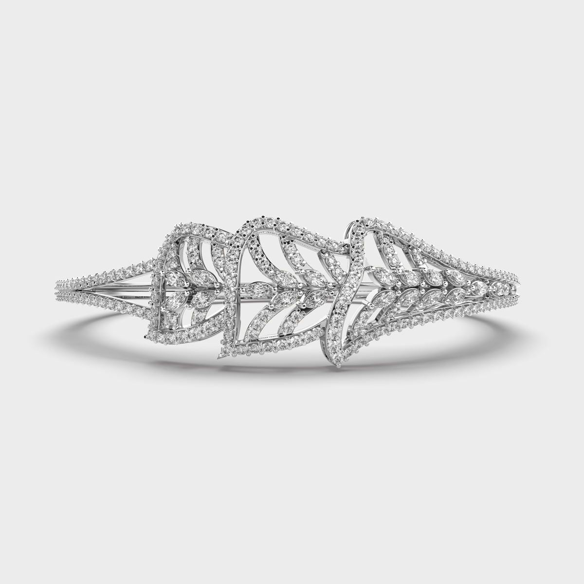 Shimmering Daffodils Diamond Filigree Bracelet