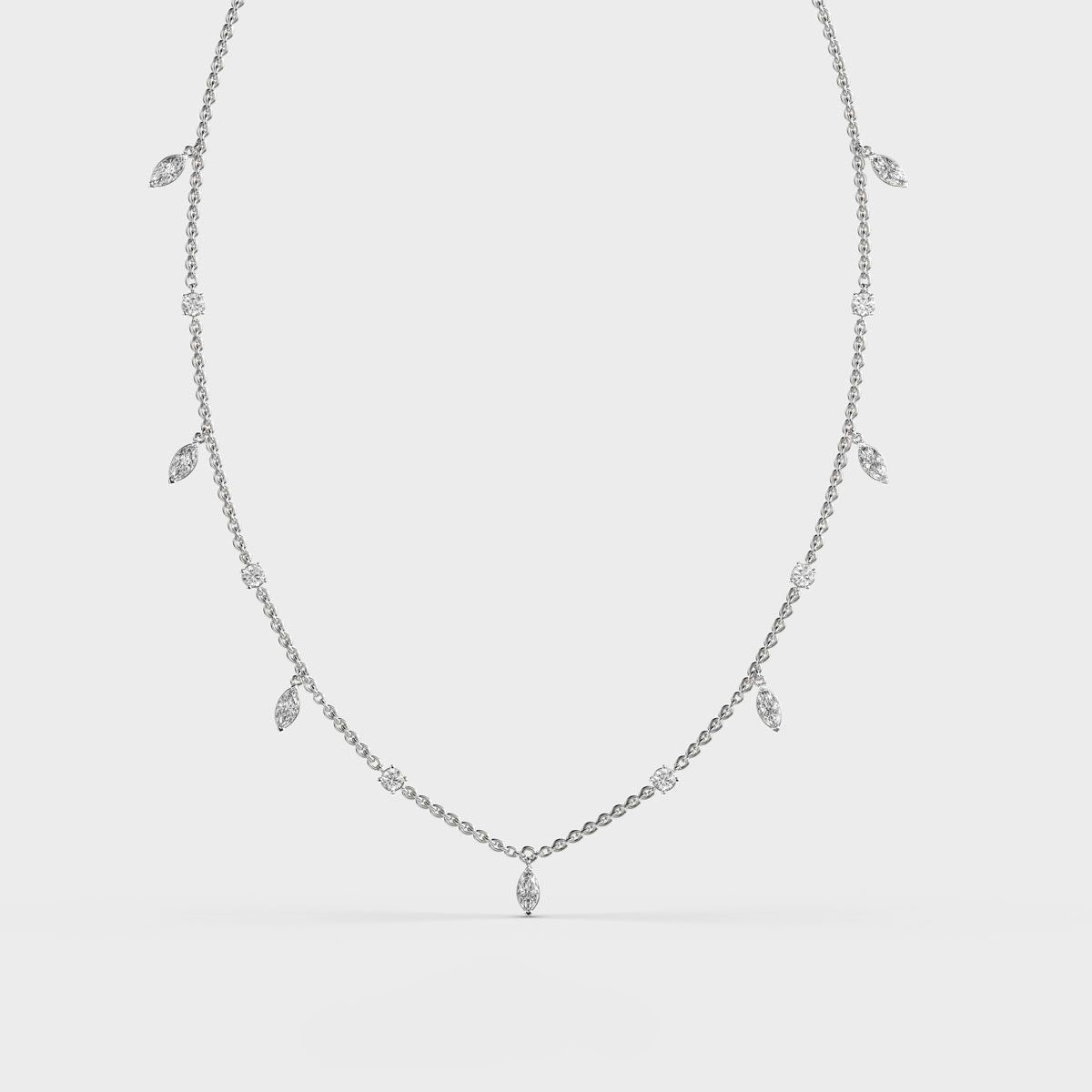 Velora Link Diamond Necklace