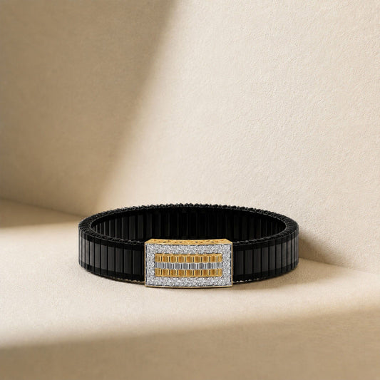 Strata Diamond Men's Bracelet
