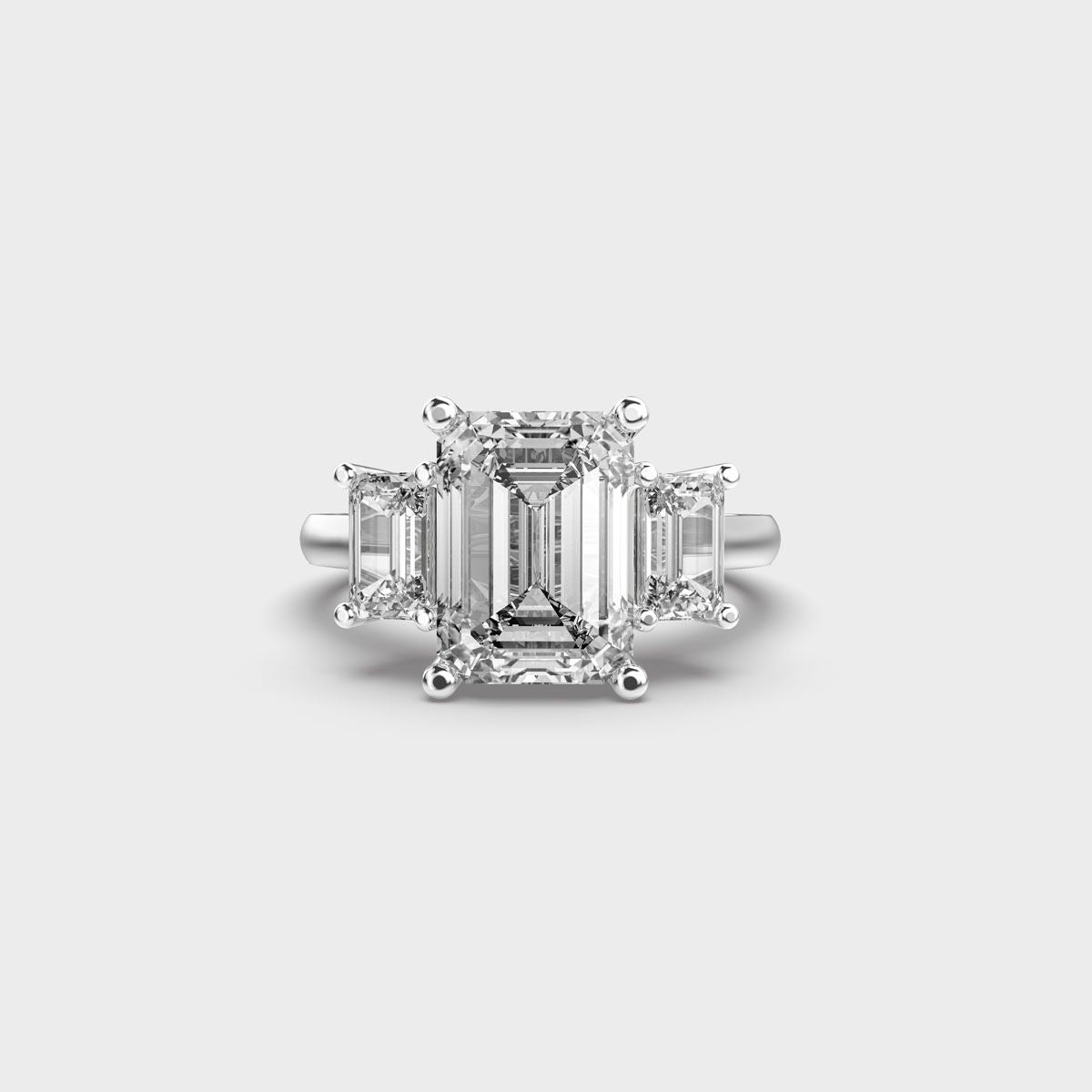 Rochester Duchess Treble Diamond Ring - View 10
