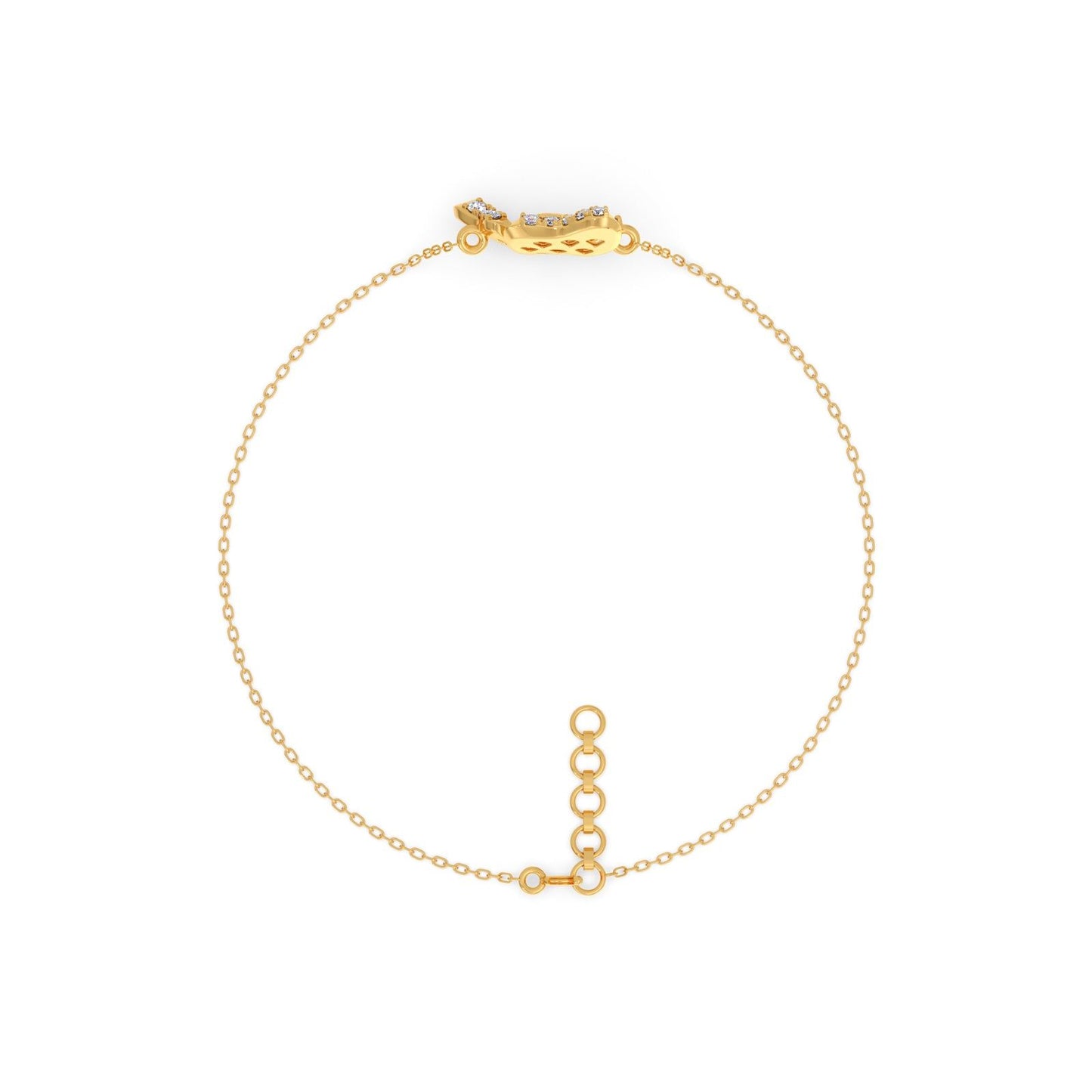 Lumi Butterfly Diamond Chain Bracelet