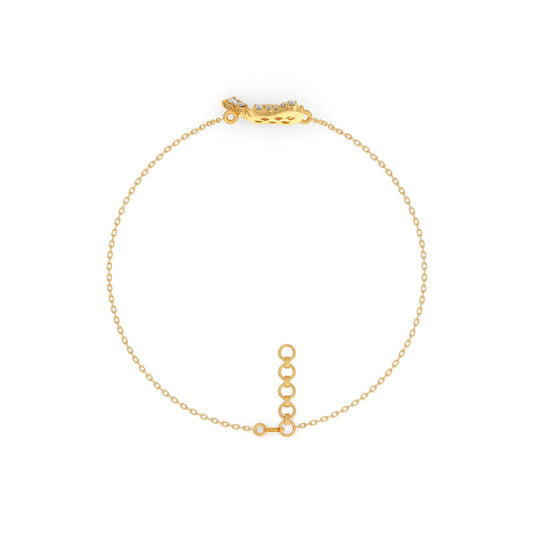 Lumi Butterfly Diamond Chain Bracelet