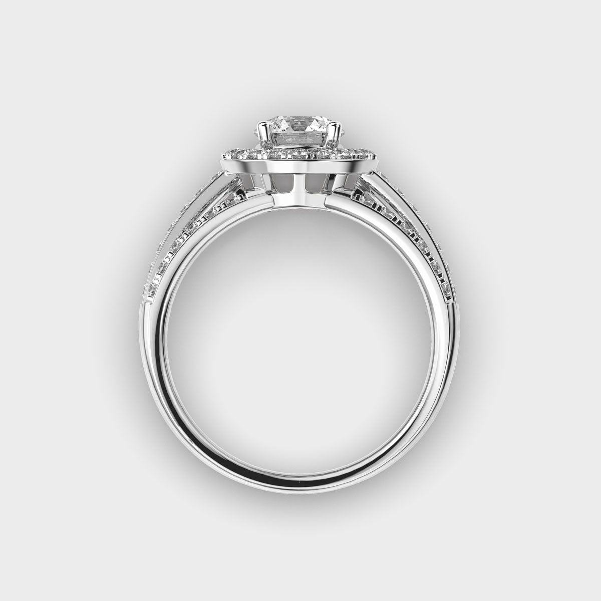 Clarion Orb Diamond Ring - View 15