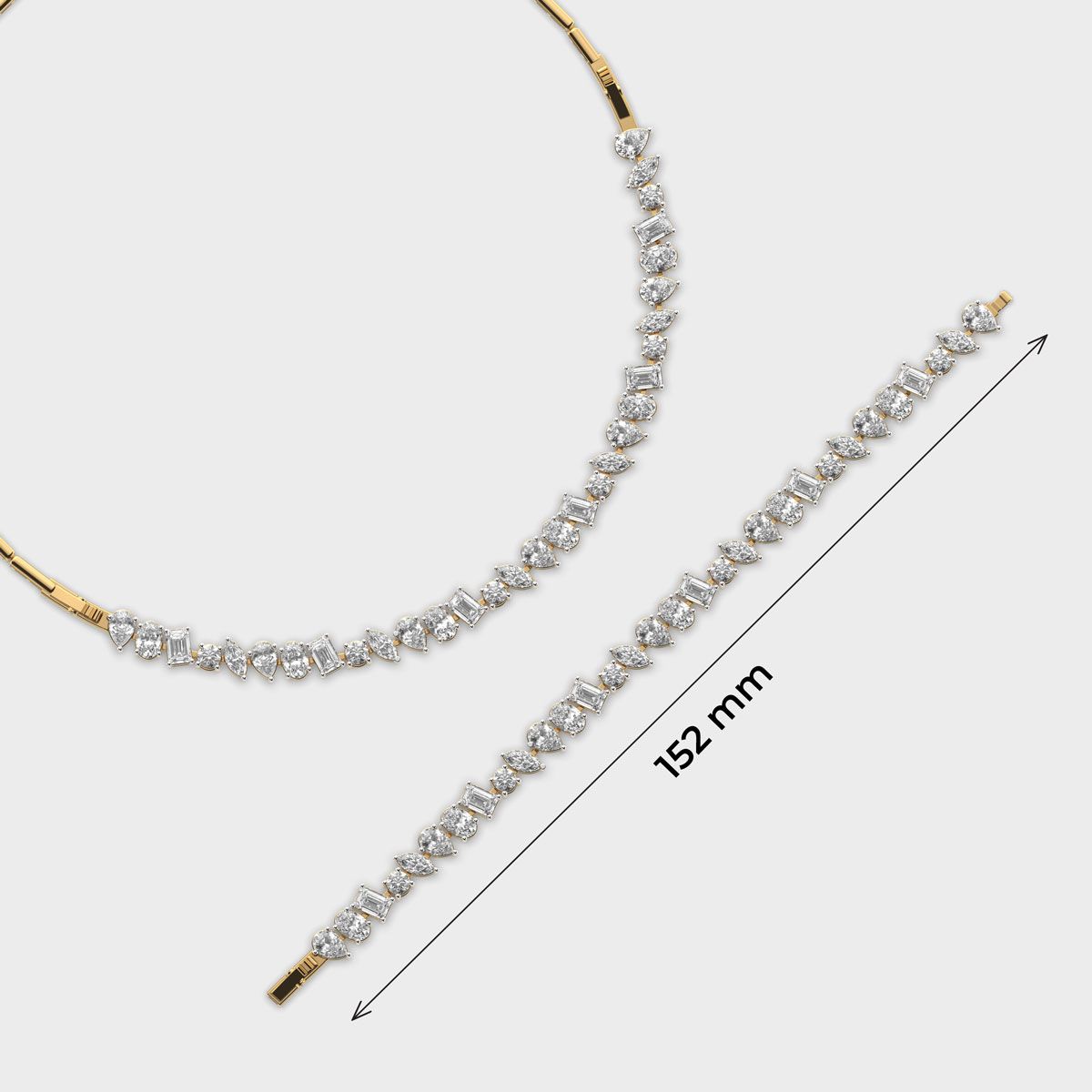 Dual Grace Convertible Necklace and Bracelet