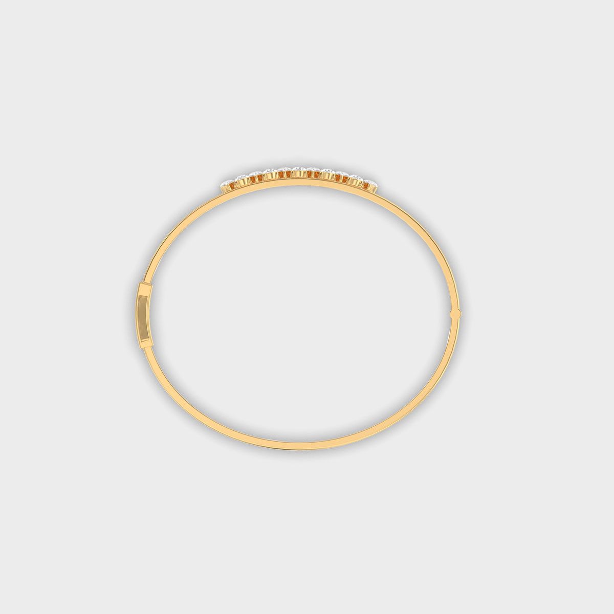 Pear Zigzag Row Diamond Bracelet