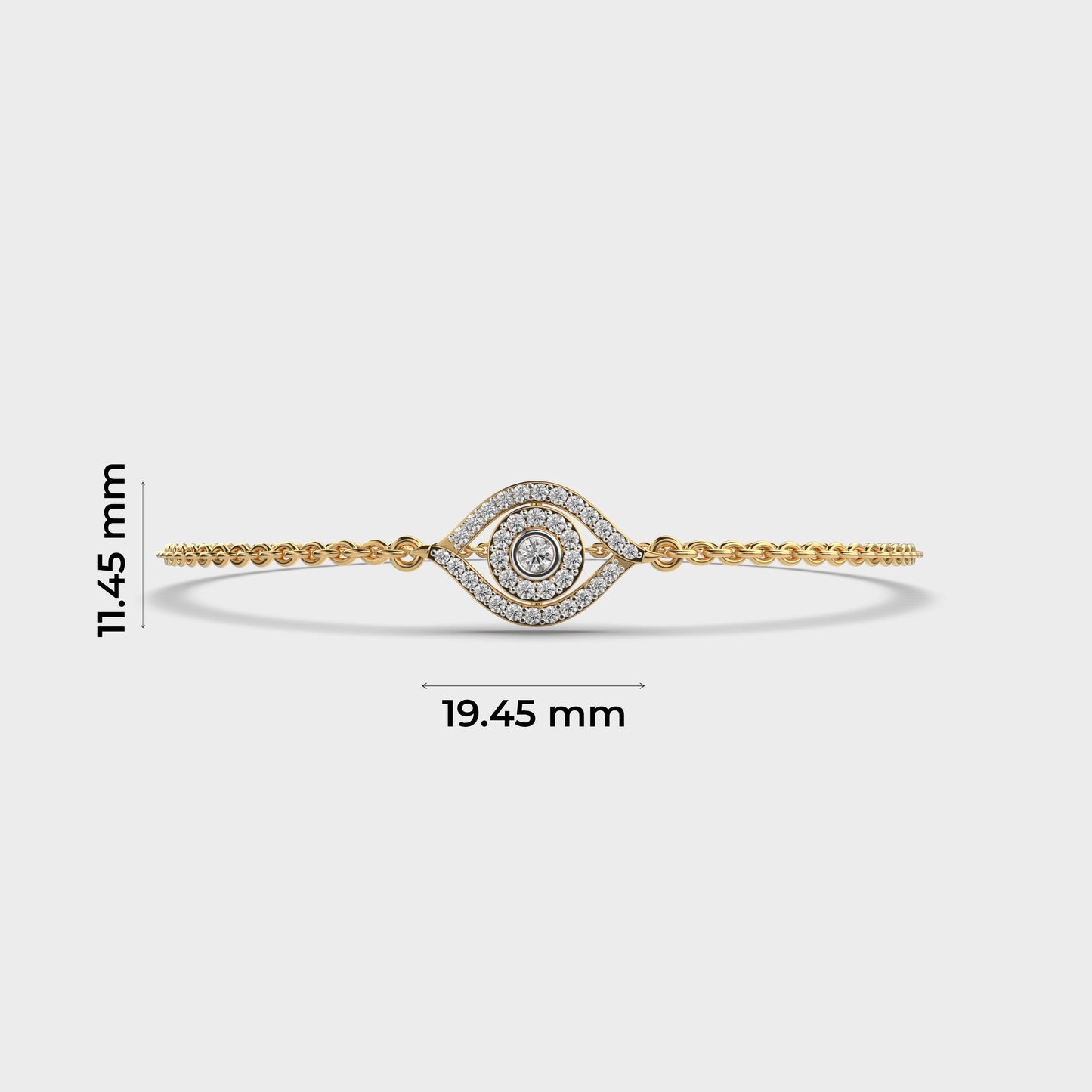 All Seeing Eye Diamond Bracelet