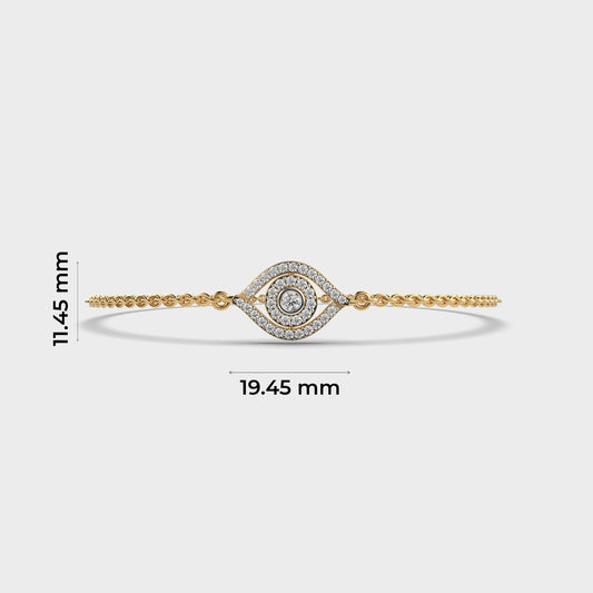 All Seeing Eye Diamond Bracelet