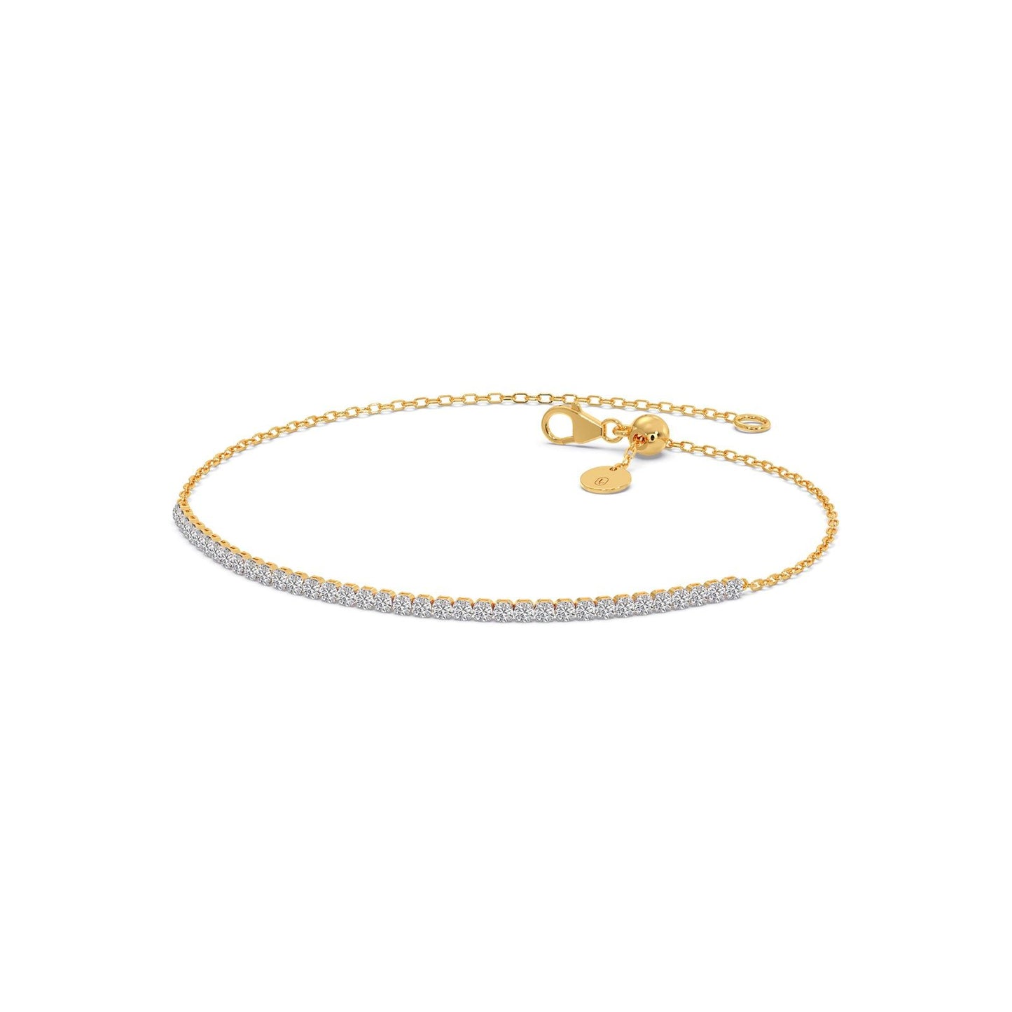 Lustre Round Diamond Chain Bracelet