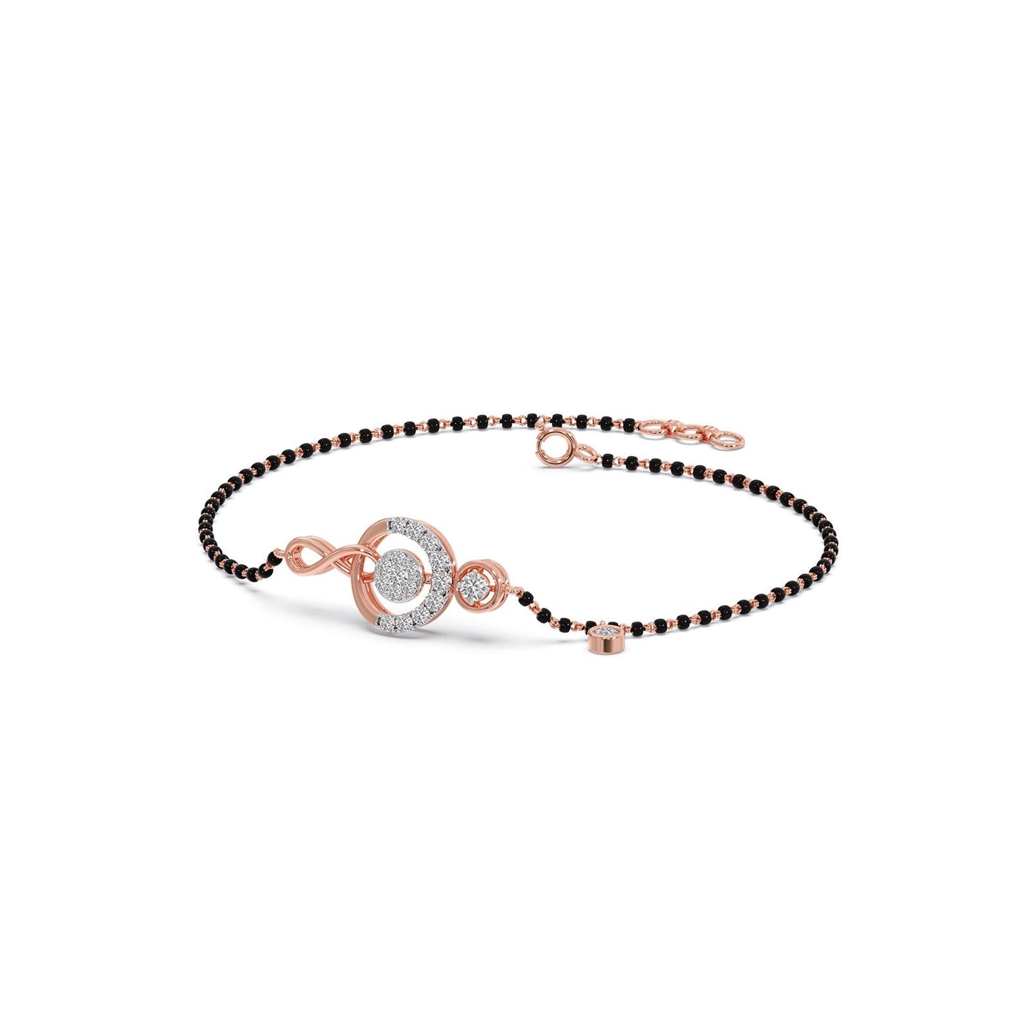 Ananta Cluster Diamond Mangalsutra Bracelet