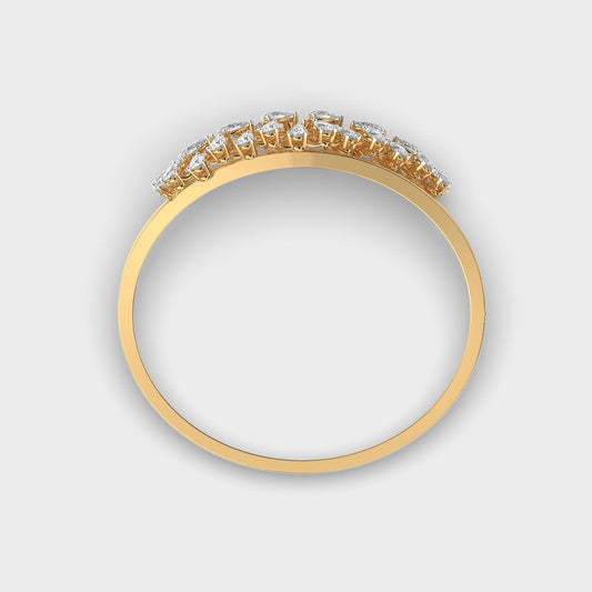 Pear Blossom Cluster Diamond Bracelet