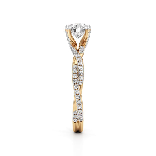 Twiluxe Embrace Solitaire Ring
