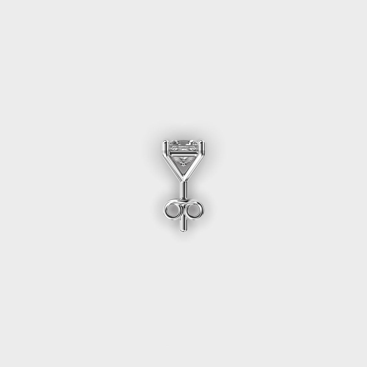 Sharp Edge Diamond Stud For Men