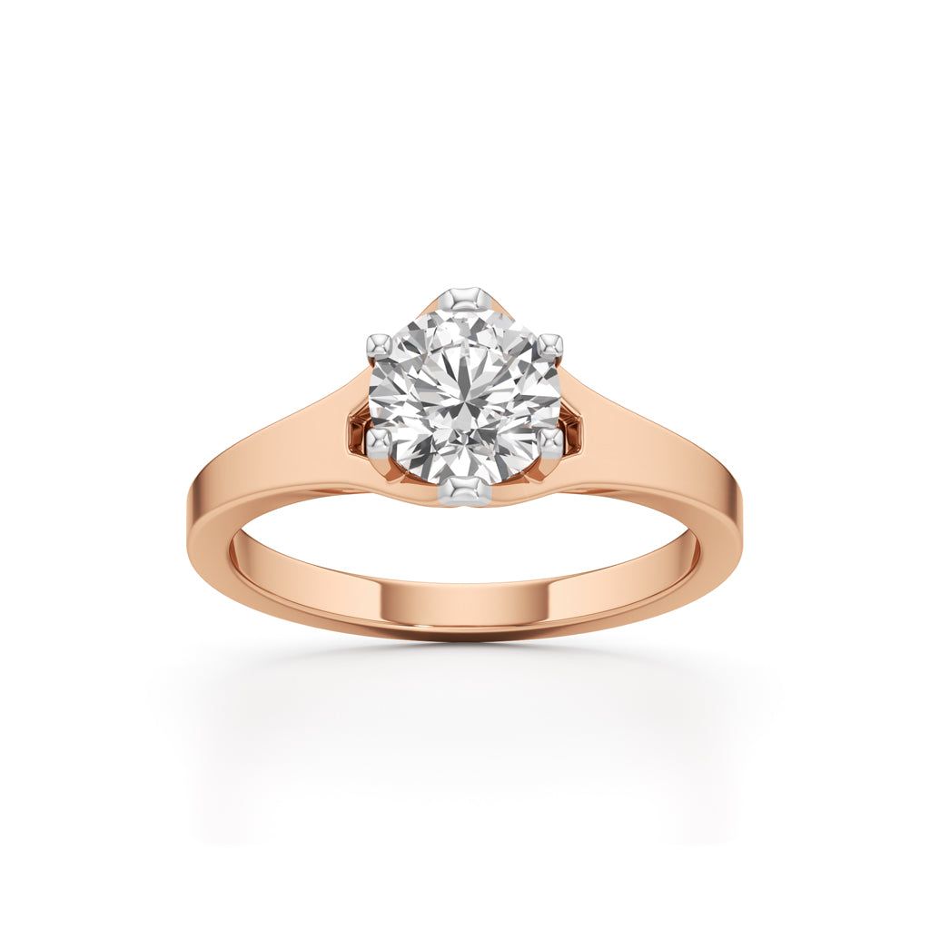 Celestia Solitaire Grace Ring