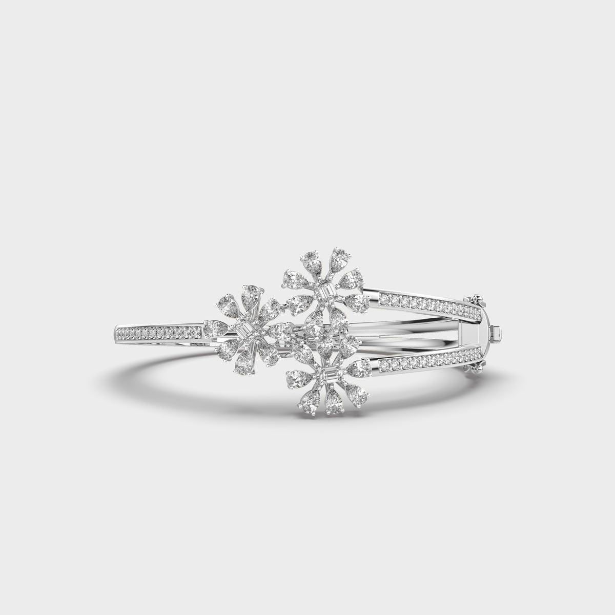 Triple Blossom Diamond Bracelet
