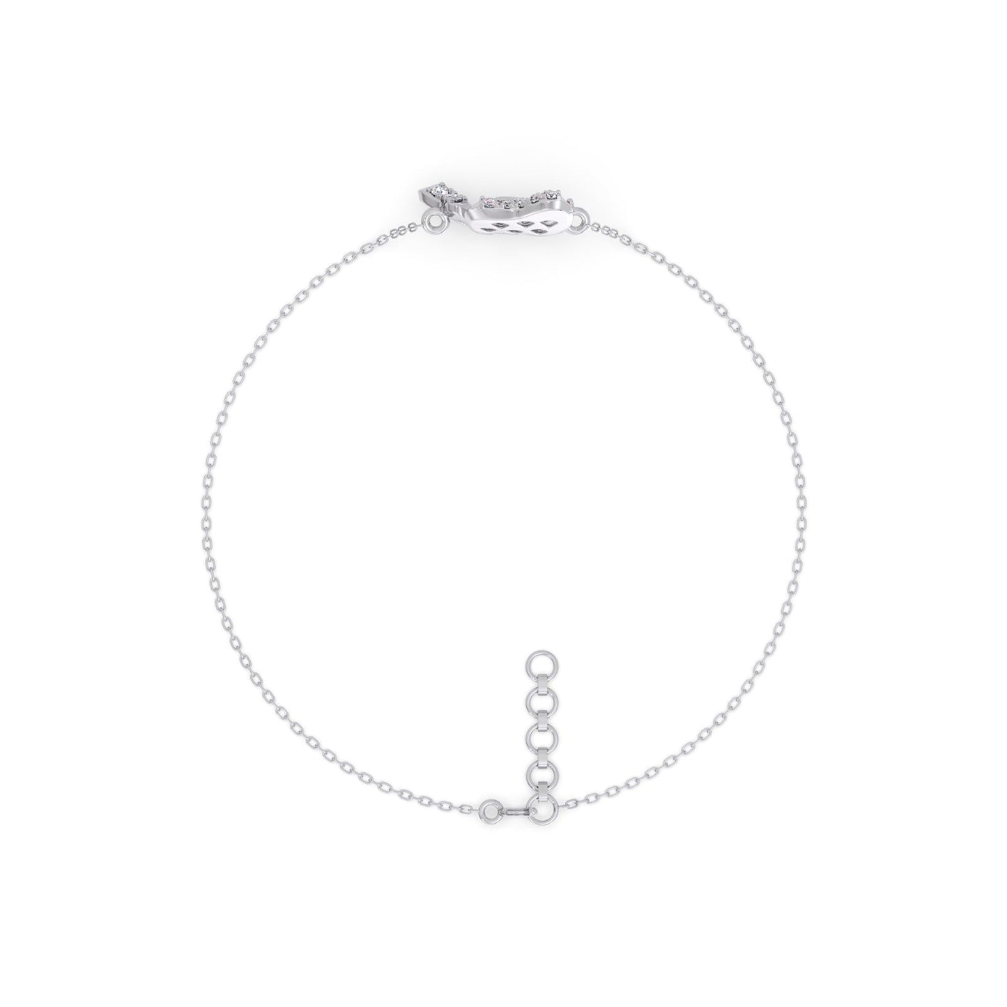 Lumi Butterfly Diamond Chain Bracelet