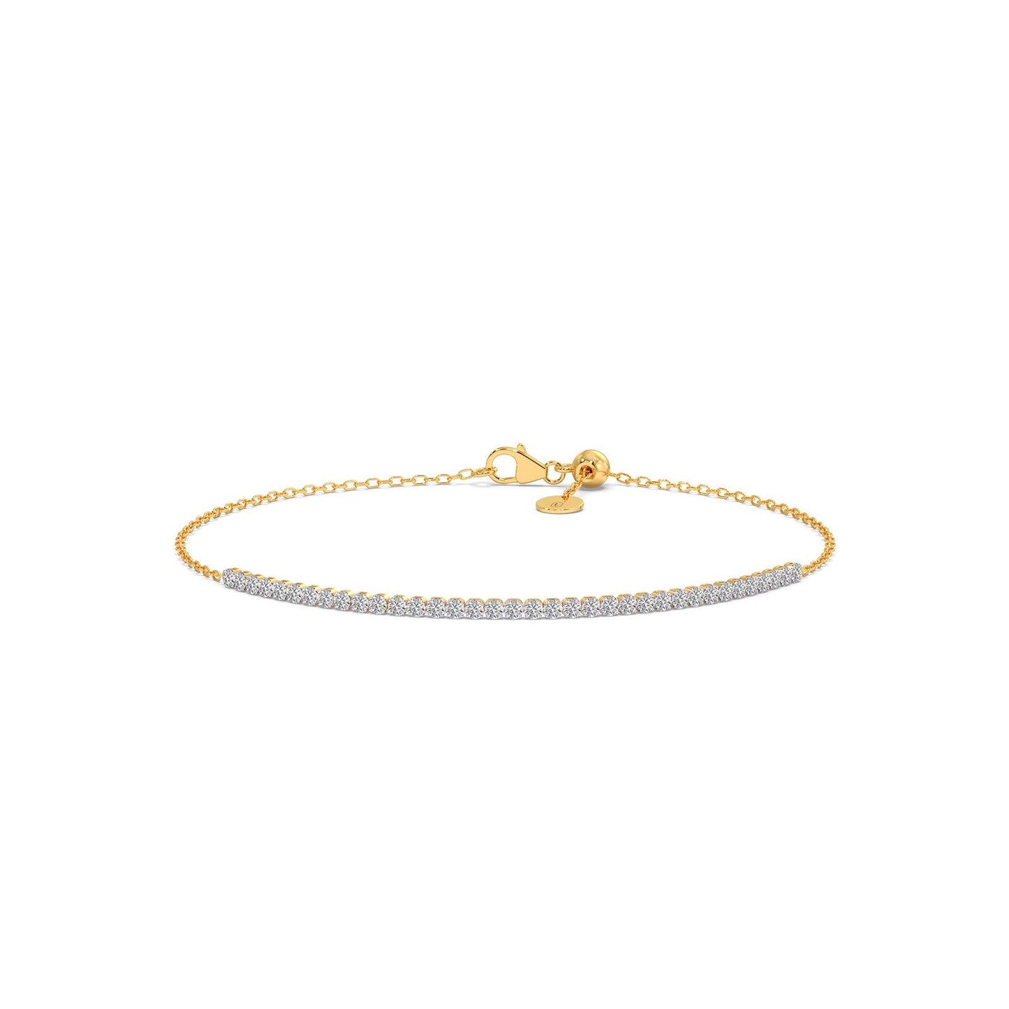 Lustre Round Diamond Chain Bracelet