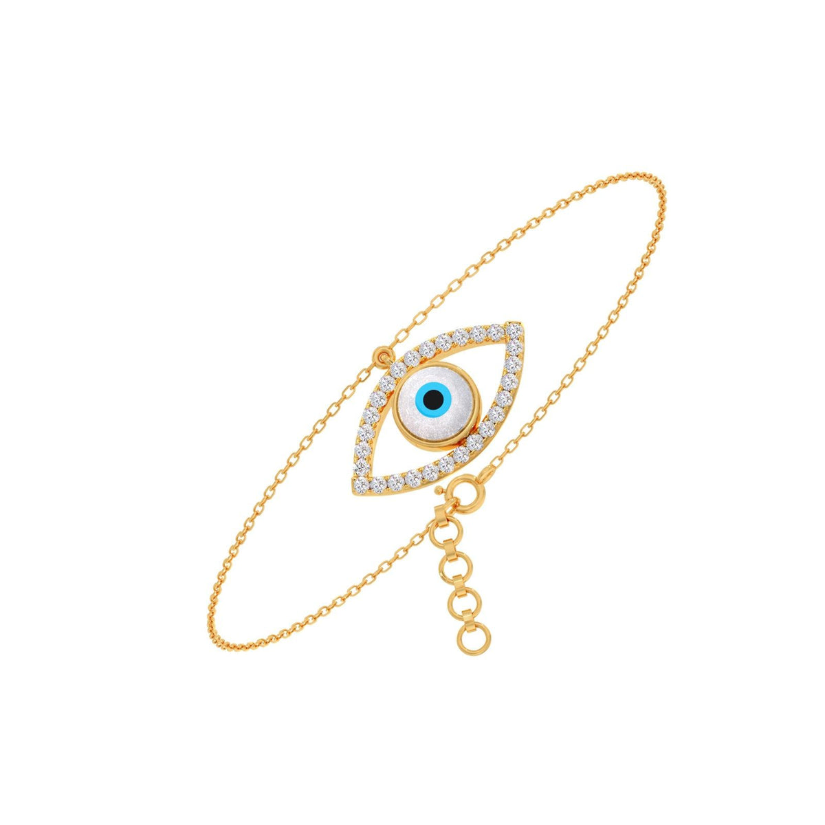 The Marquee Evil Eye Diamond Bracelet