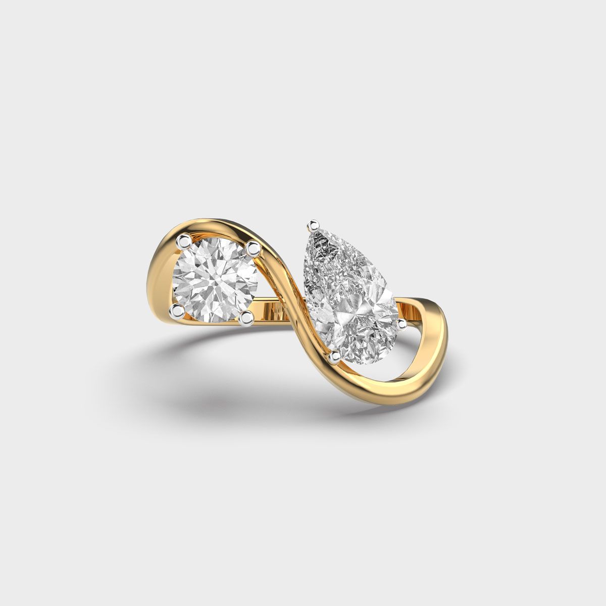 Us Together in Unity Diamond Ring - View 1