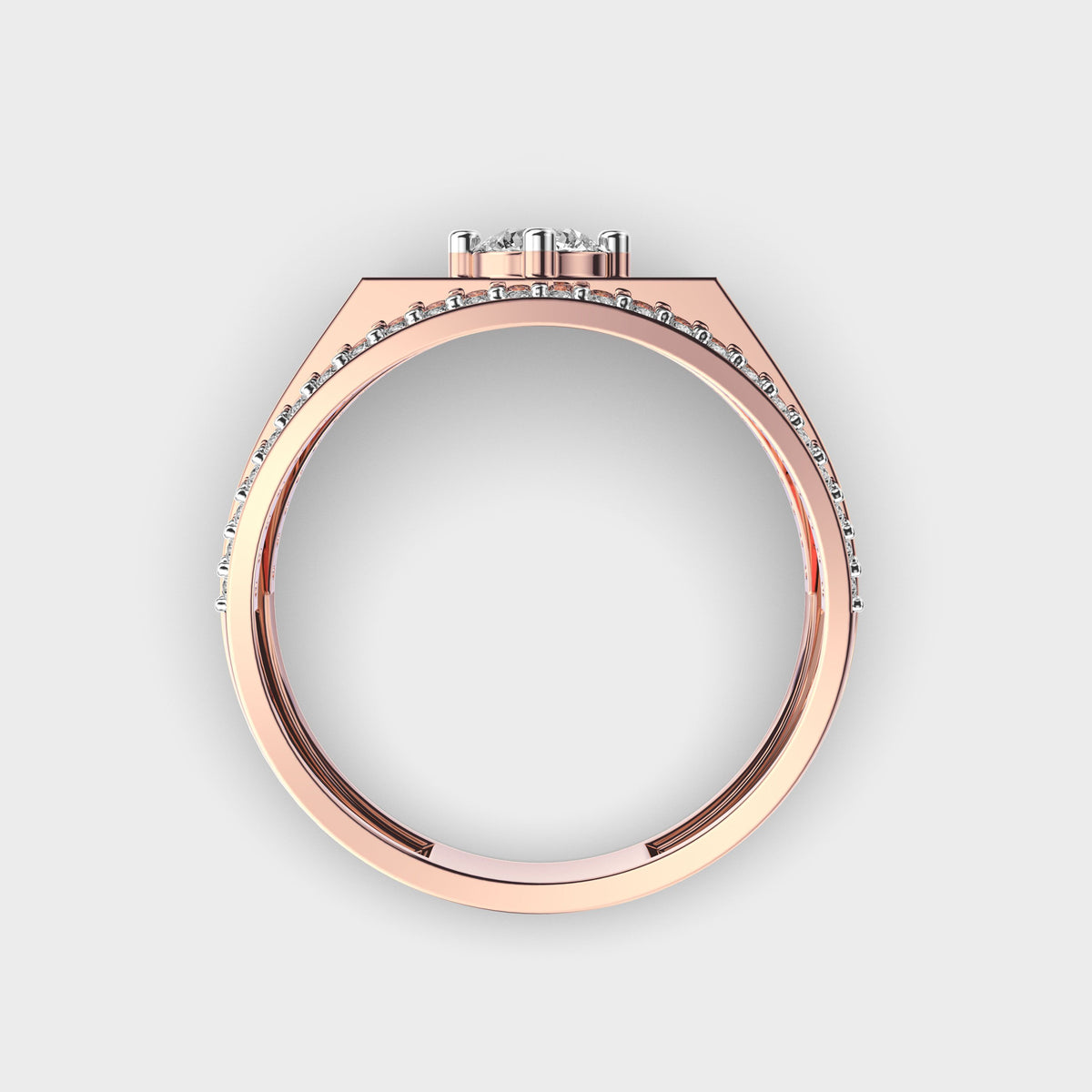 Majestic Crest Diamond Ring - View 4