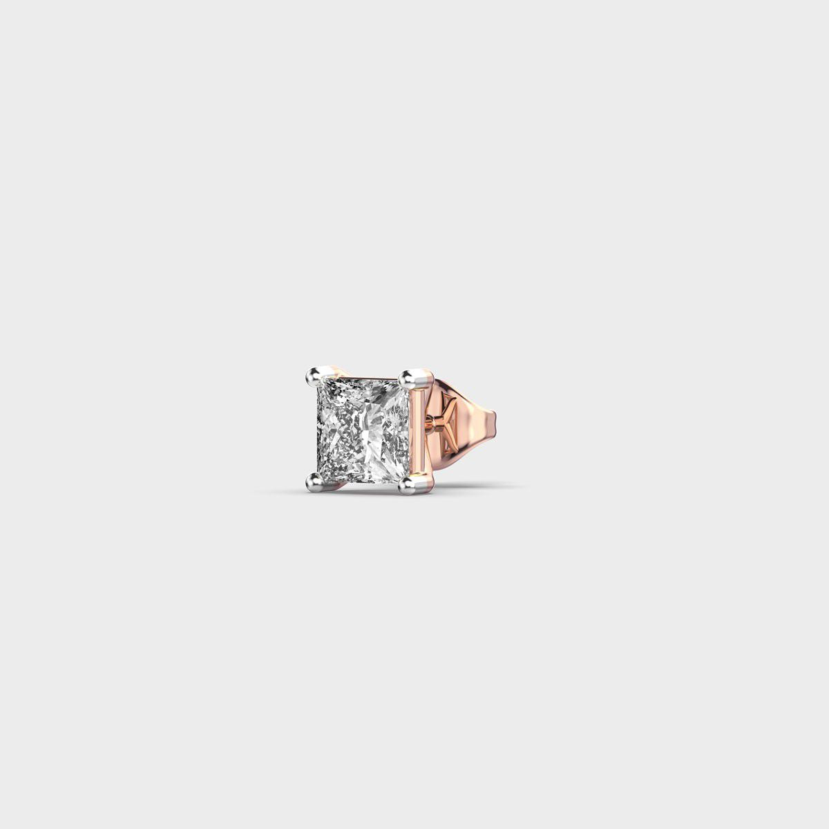 Solo Gleam Diamond Studs for Men