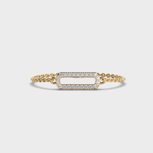 Delicate Diamond Chain Bracelet