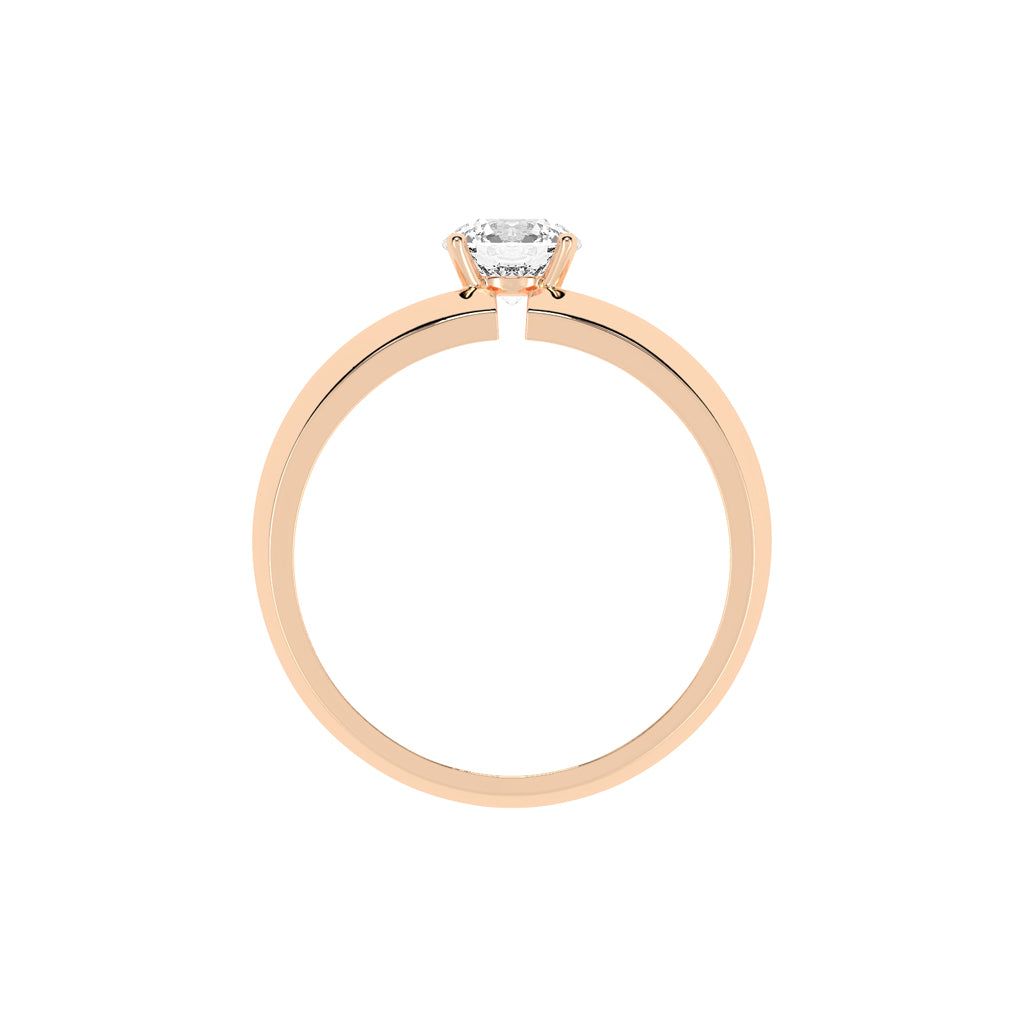 Classic Platinum Solitaire Ring