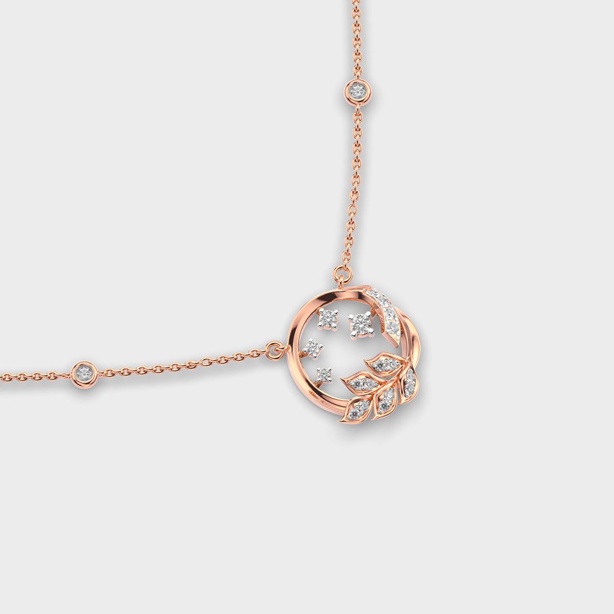 Basket of Blooms Diamond Necklace