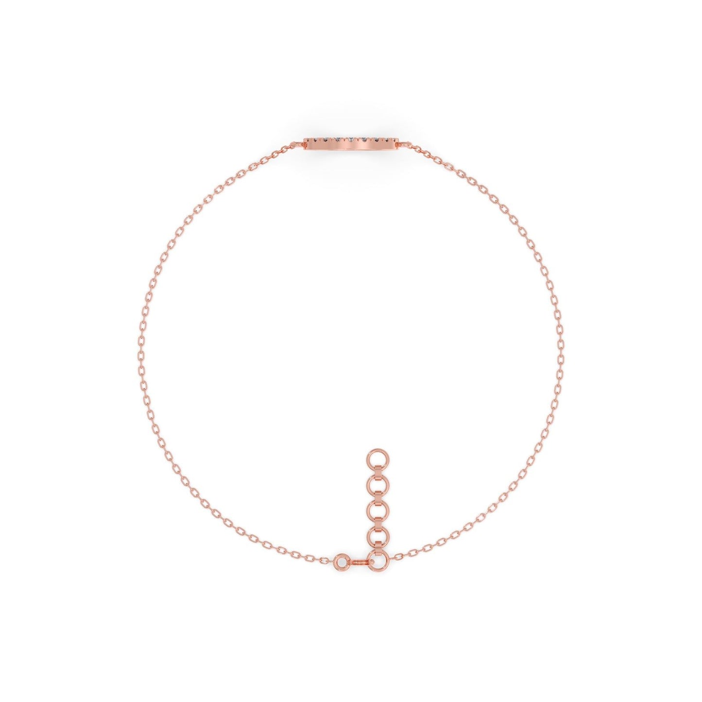 Sparkle Circle Chain Bracelet