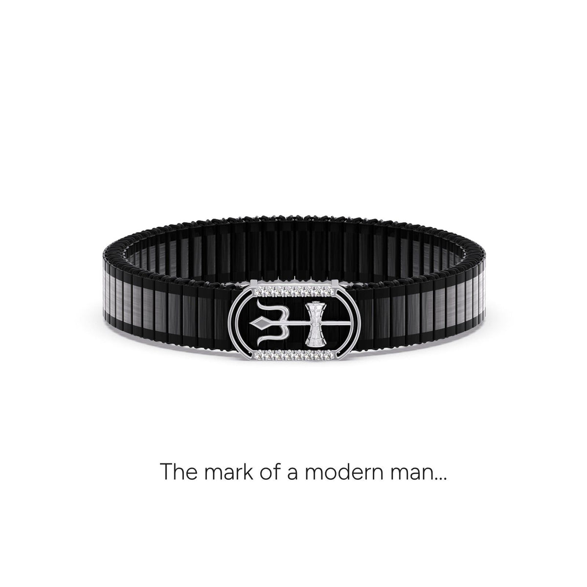 Iconic Shiva Diamond Men's Bracelet