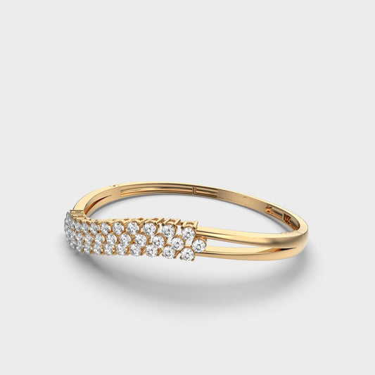 Wave of Infinity Diamond Bracelet