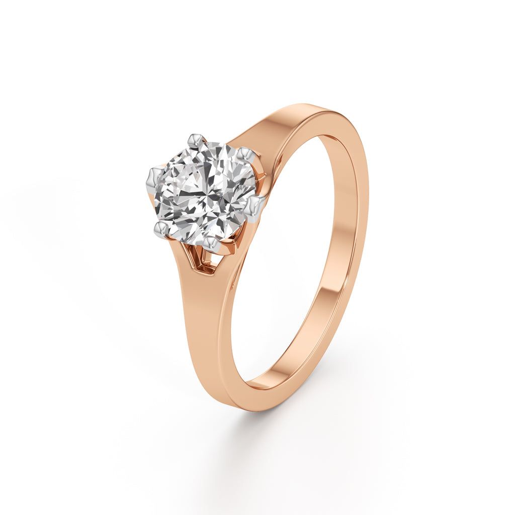 Celestia Solitaire Grace Ring