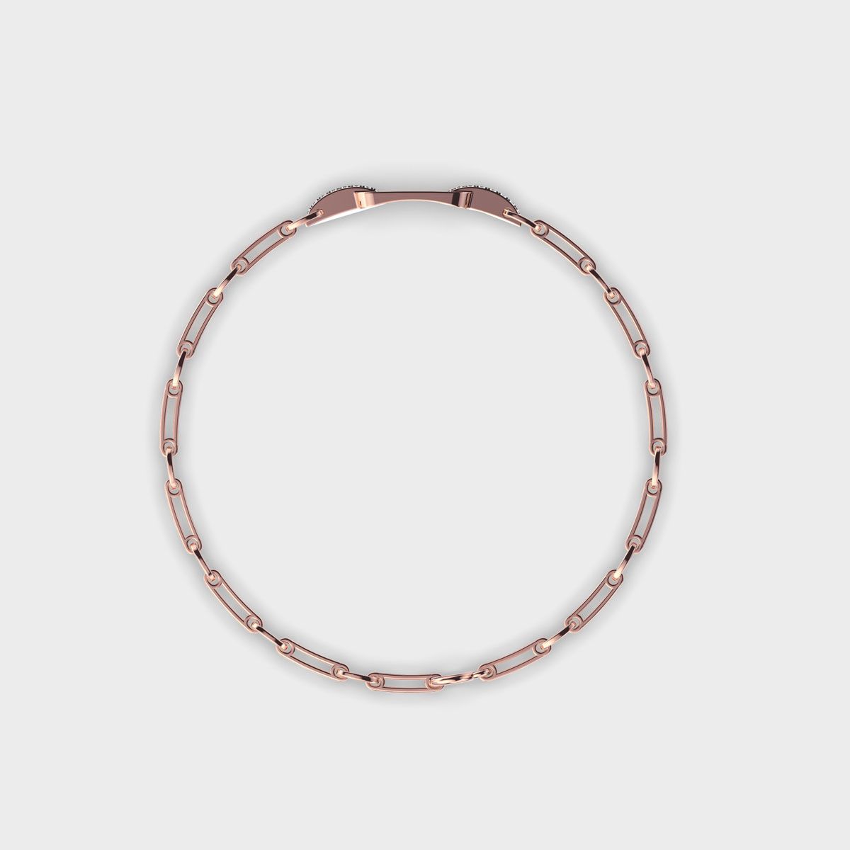 Unity of Facets Diamond Bracelet