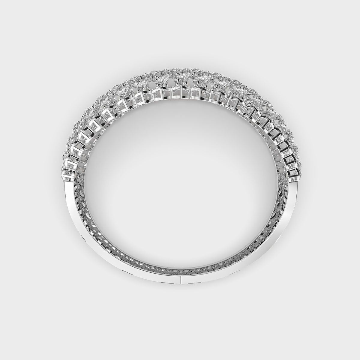 Dazzling Maharani Mesh Diamond Bracelet