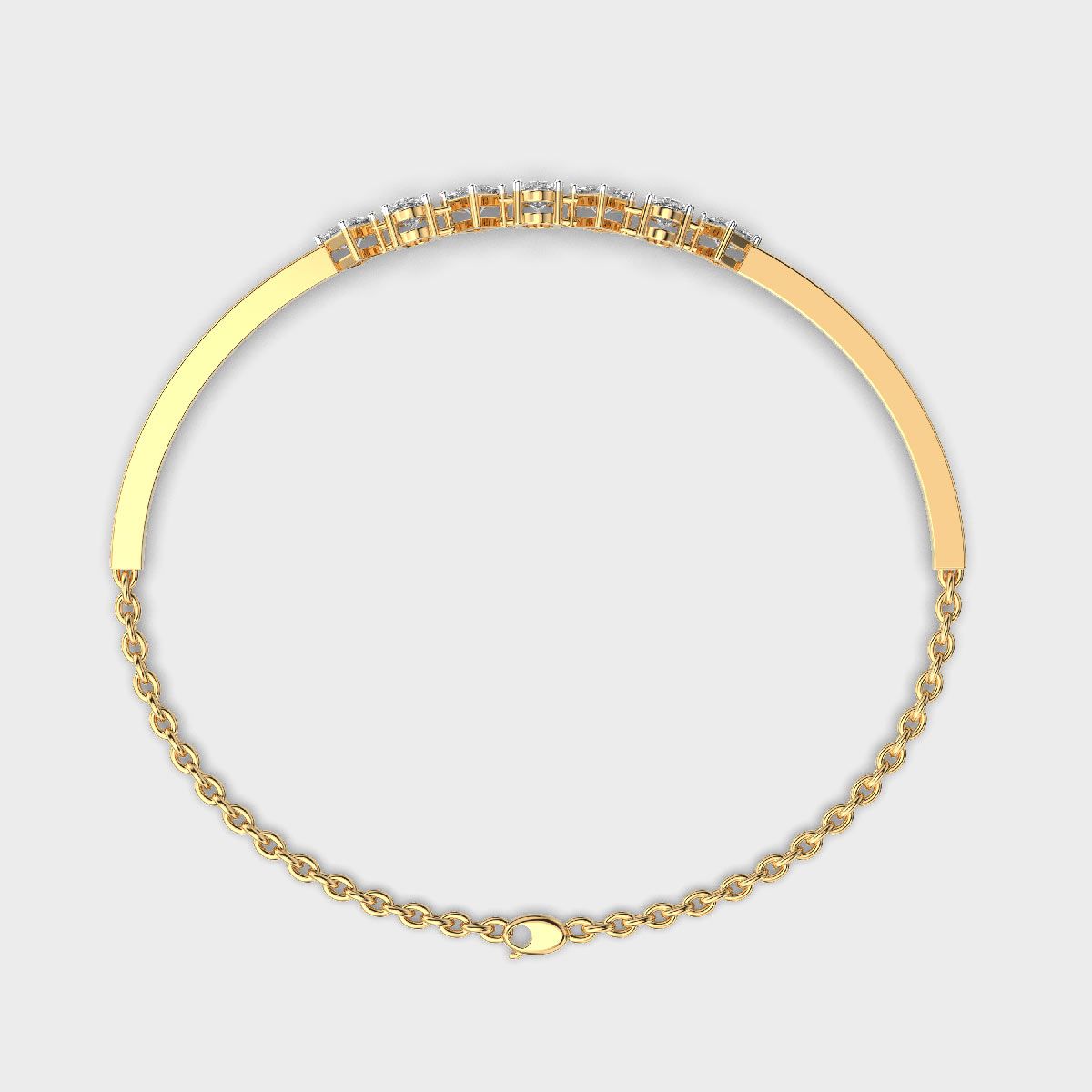 Geometric Appeal Diamond Bracelet