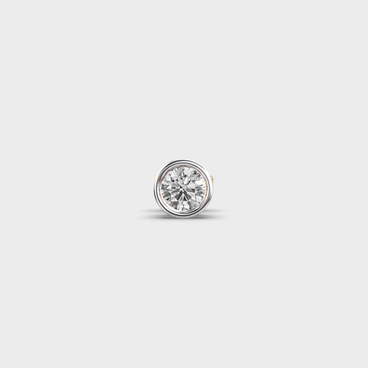 Royal Appeal Round Diamond Studs For Men