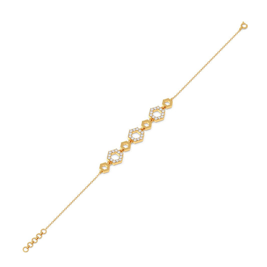 HexaGlow Chain Bracelet