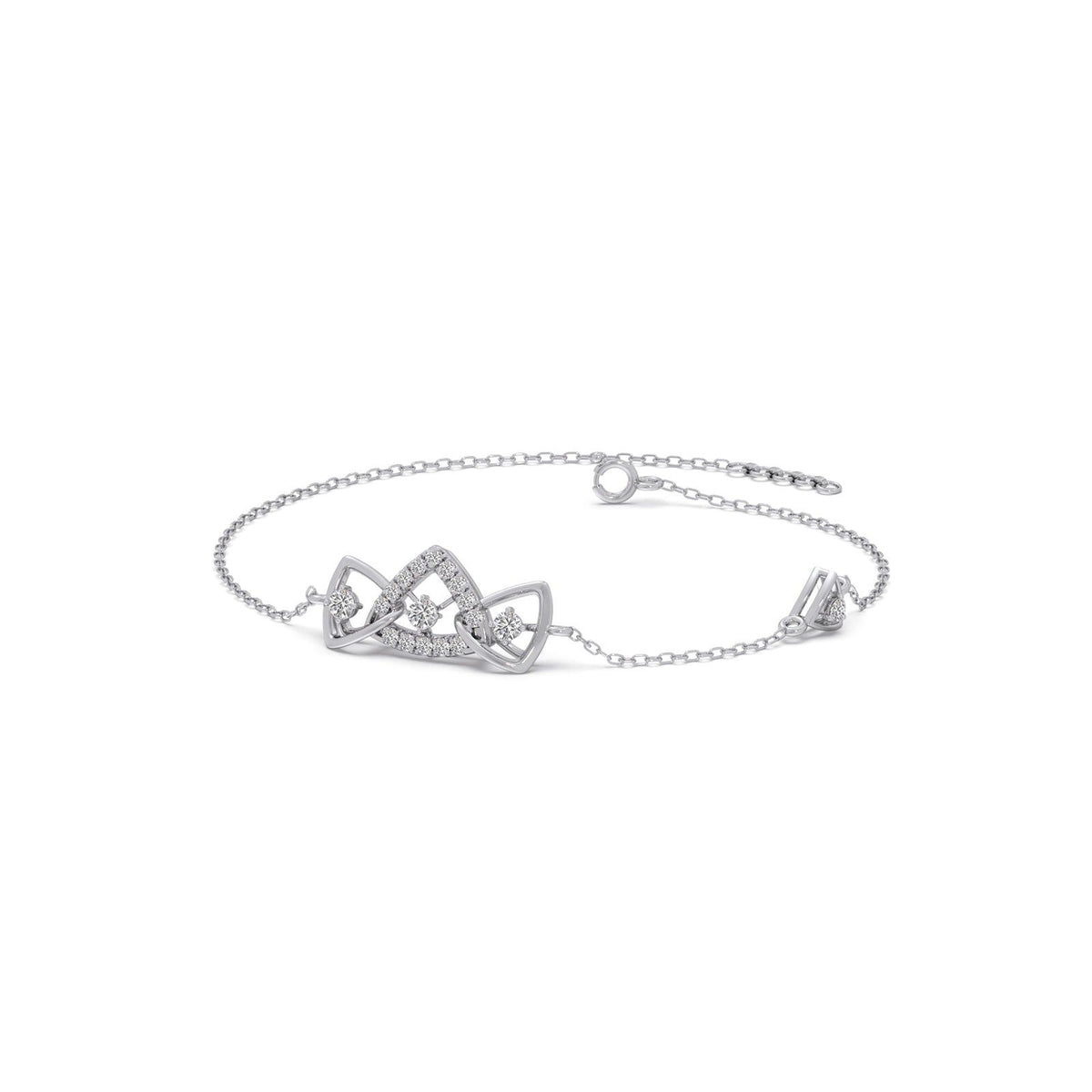 Trilink Chain Bracelet