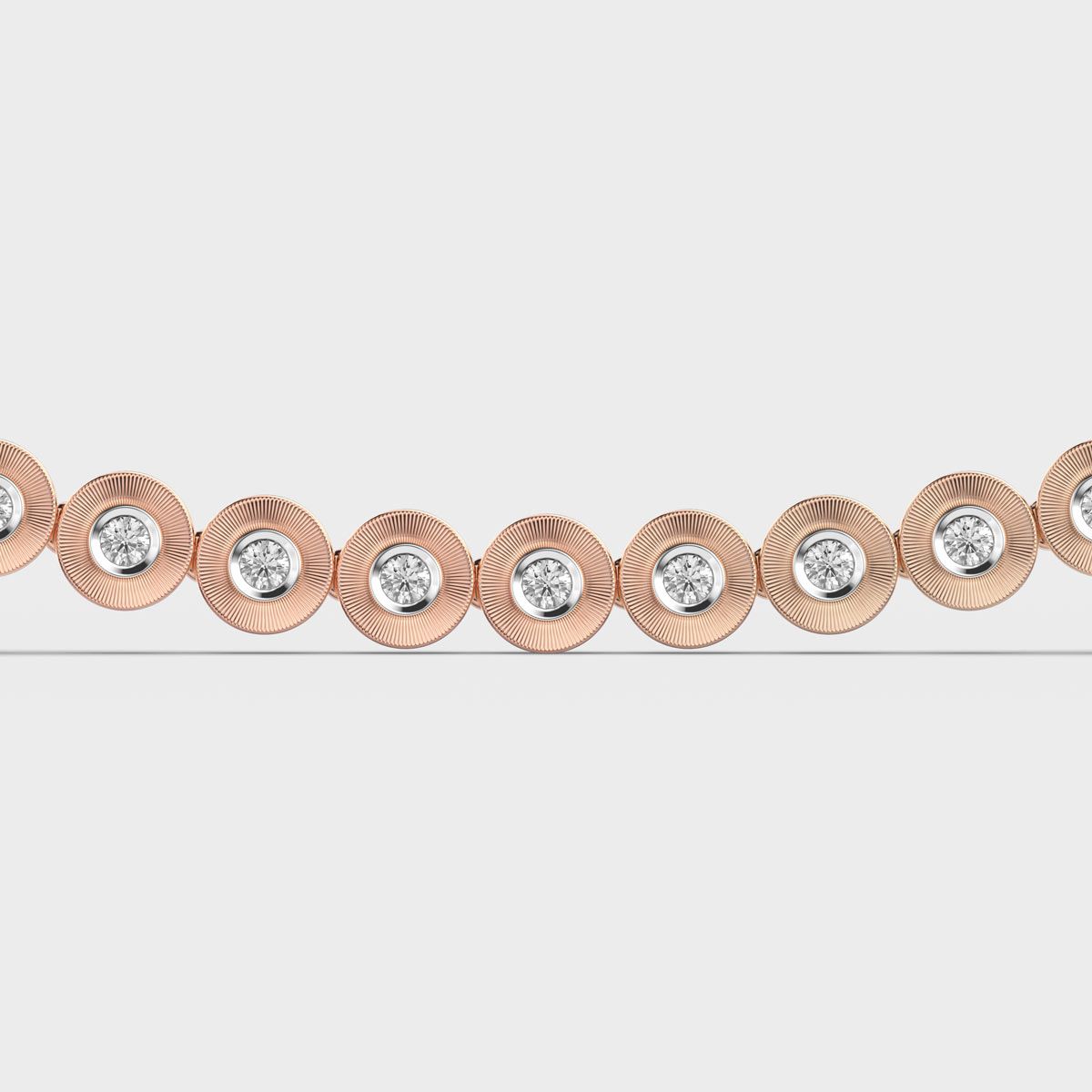 Dainty Interlocked Diamond Necklace