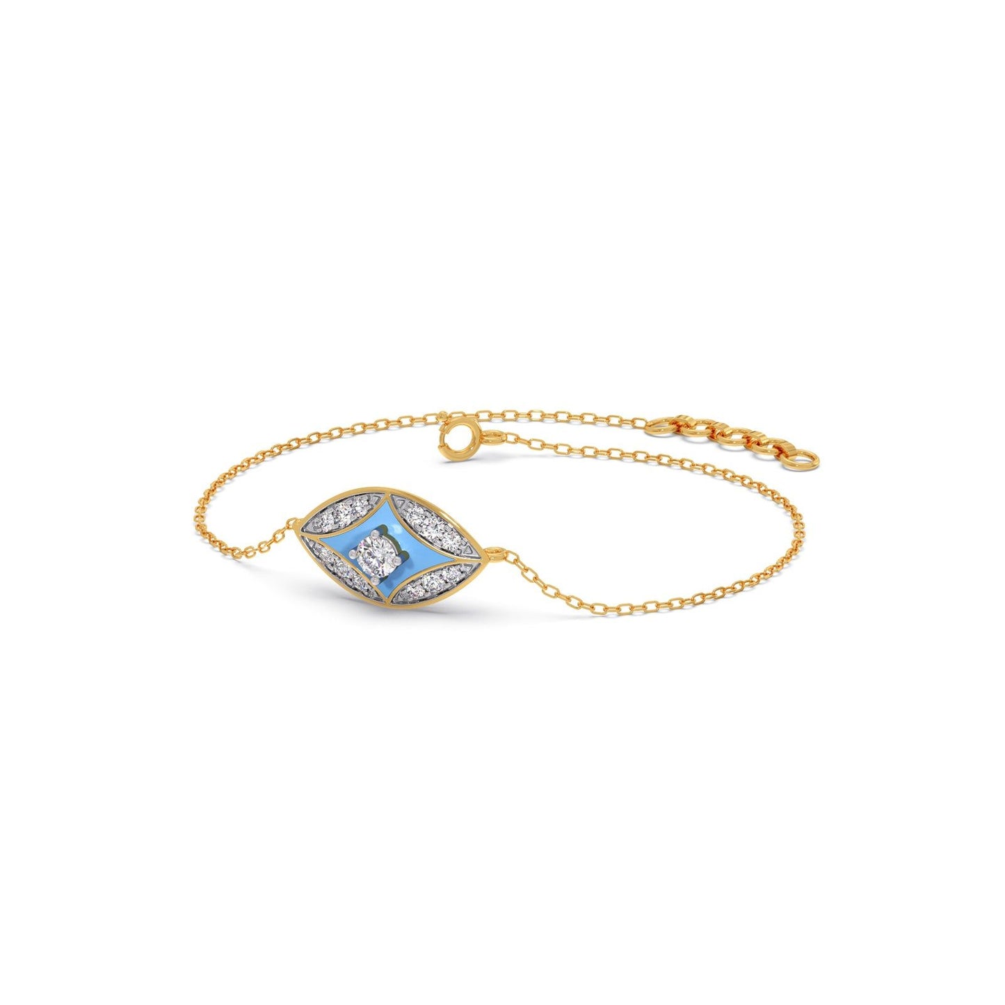 Cotton Candy Skyline Diamond Bracelet