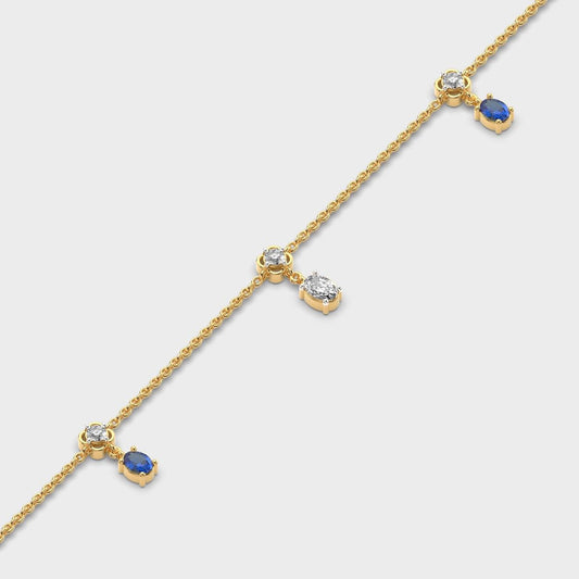 Stellar Dangler Diamond Bracelet