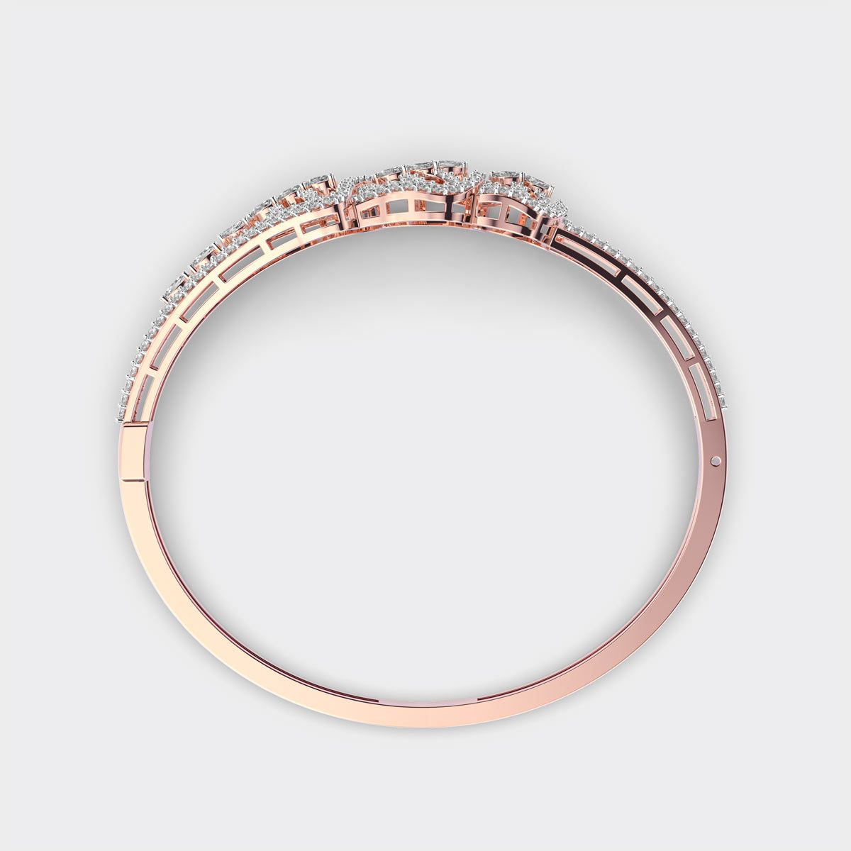 Shimmering Daffodils Diamond Filigree Bracelet