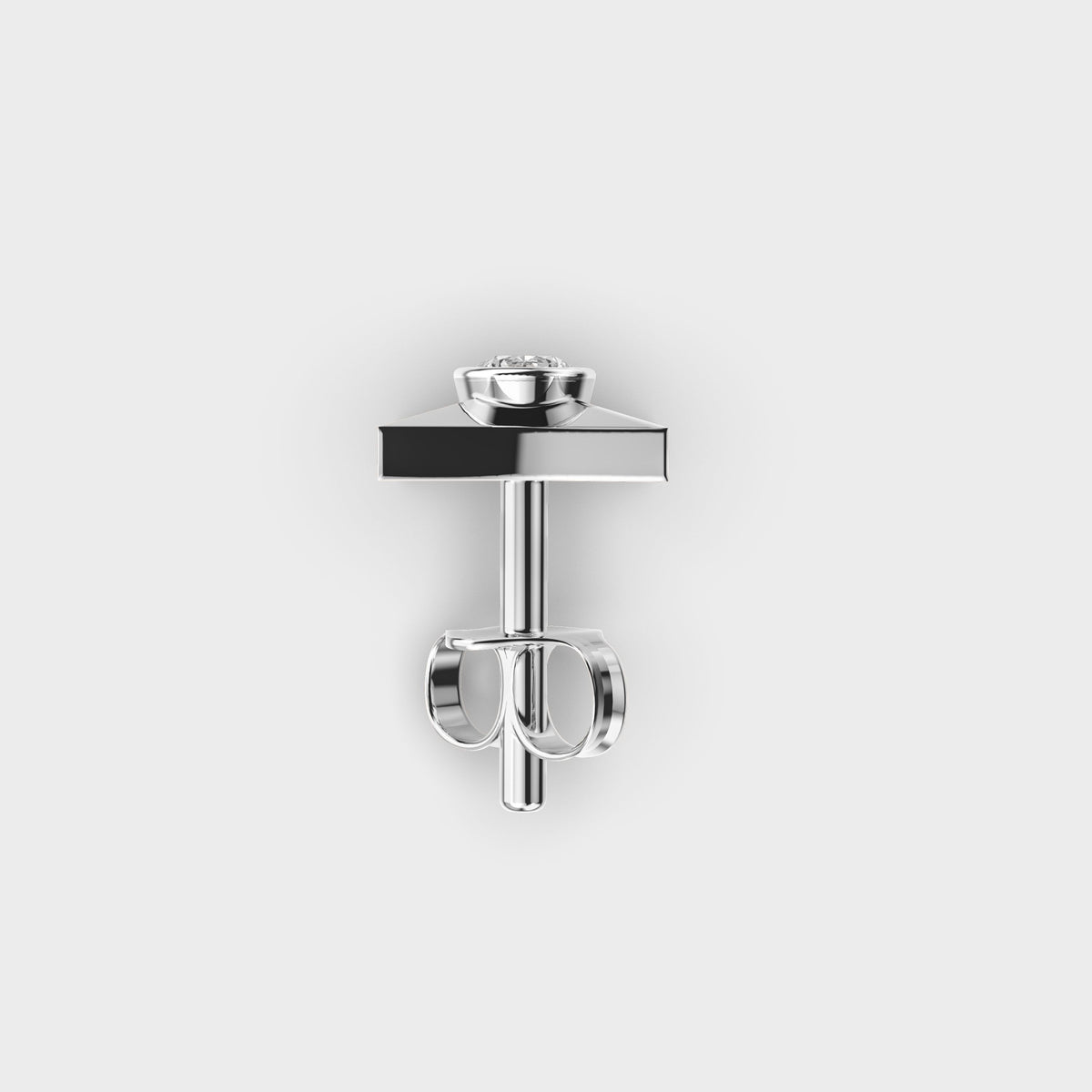 Catchy Dots Men Star Diamond Studs