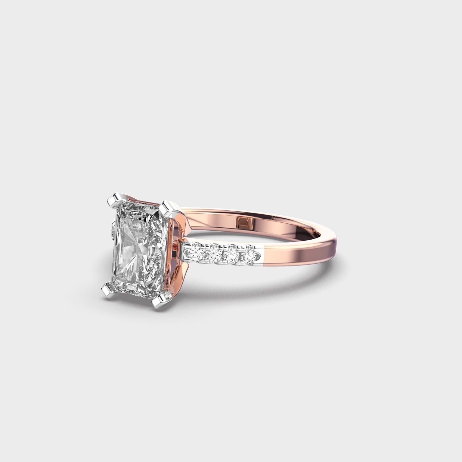 Glory Days Radiant Cut Diamond Ring - View 11