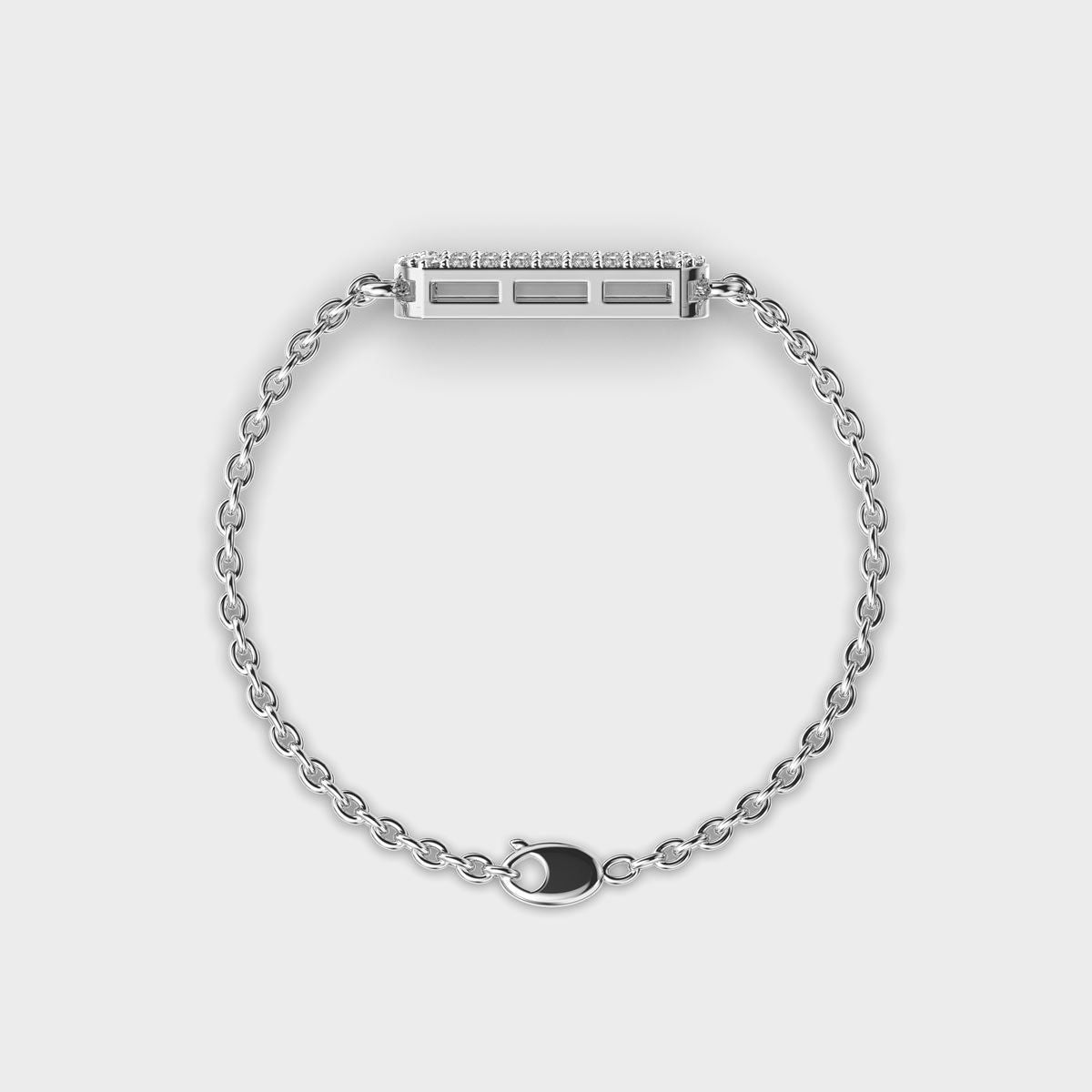 Delicate Diamond Chain Bracelet