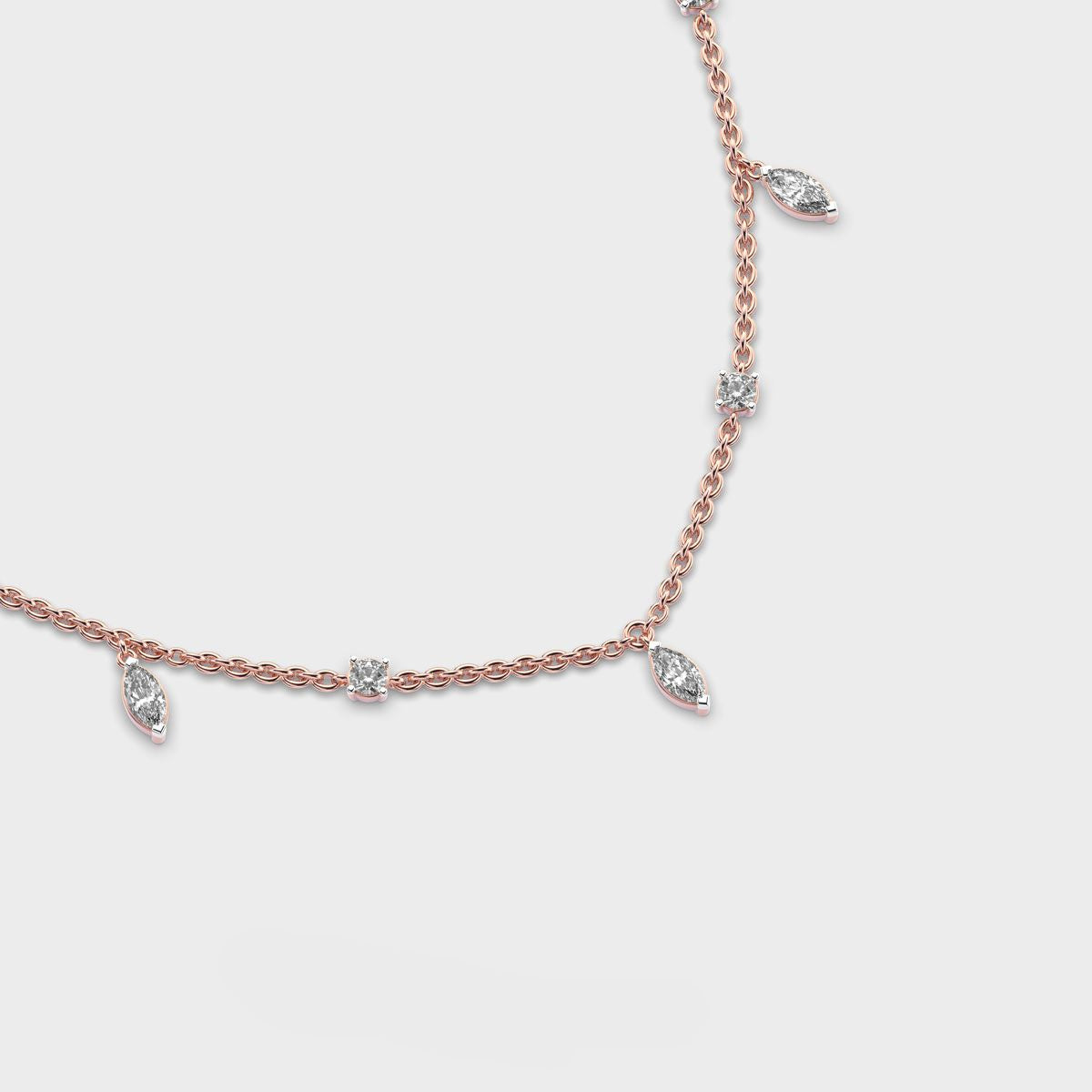 Velora Link Diamond Necklace