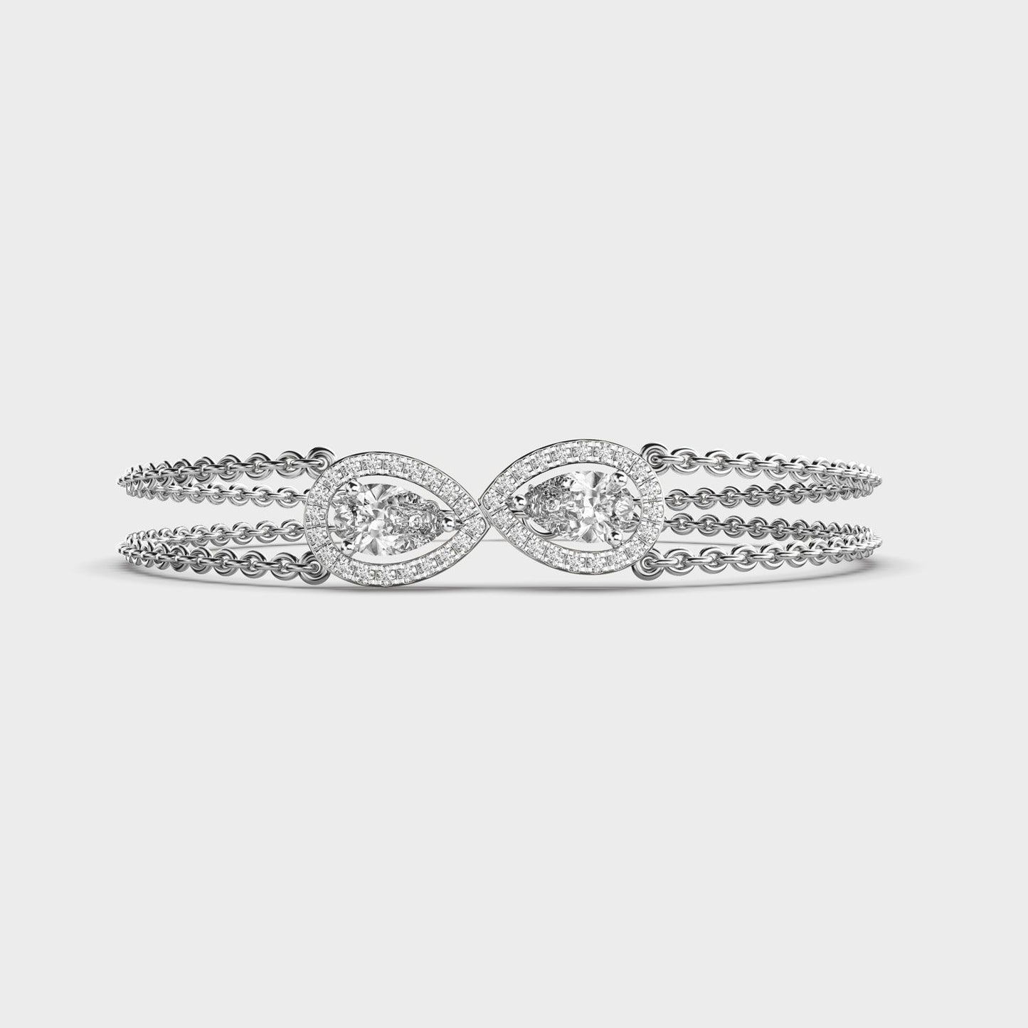 Dual Pear Eternal Diamond Bracelet Bracelet