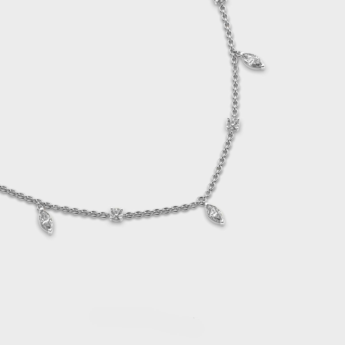 Velora Link Diamond Necklace