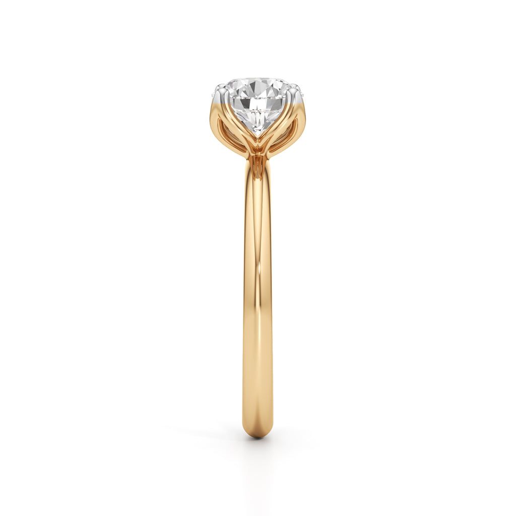 Soltressa 1Ct Four Prong Round Cut Solitaire Ring