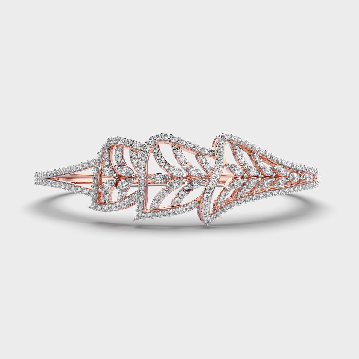 Shimmering Daffodils Diamond Filigree Bracelet