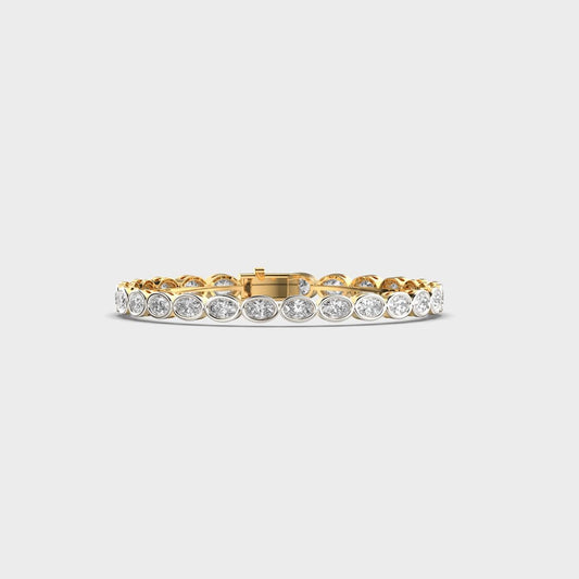 Delicate Pear Glory Diamond Bracelet